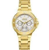 Resim Slazenger Sl.09.2416.4.02 Iç Fonksiyonları Aktif Takvim Ve Gün Göstergeli 5 Atm Suya Dayanıklı Altın 