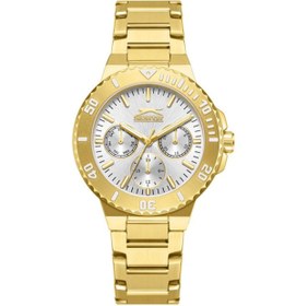 Resim Slazenger Sl.09.2416.4.02 Iç Fonksiyonları Aktif Takvim Ve Gün Göstergeli 5 Atm Suya Dayanıklı Altın 