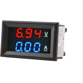 Resim Mini LCD Voltmetre 0.28" 100V-10A, Hassas Ölçüm Cihazı 