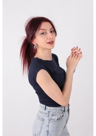 Resim Busem S0015601 Kadın Bluz Lacivert 