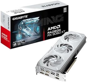 Resim GIGABYTE VGA AMD 16GB GDDR6 RX9060XT GAMING OC ICE GV-R906XGAMINGOCICE-16GD 