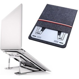 Resim Cbtx Boneruy Br035 P3 Ayarlanabilir Dizüstü Bilgisayar Sehpası Katlanır Dizüstü Braketi Kaldırma Soğutma Tutucu - Gümüş 