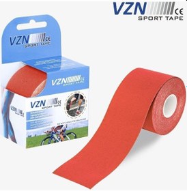 Resim Sport Tape Kırmızı Renk Kinezyo Sporcu Bandı Ağrı Bandı 5 Metre X 5 Cm 