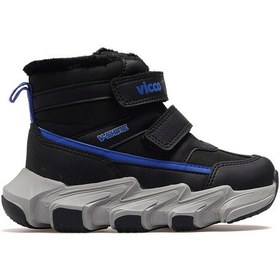 Resim Vicco Fon Erkek Çocuk Kürklü Sneaker Bot 25k 946.442 Pe Siyah Siyah 