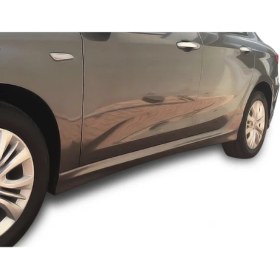 Resim XPower Fiat Egea Hb - Sedan (2015 - 2018) Yan Marşpiyel Seti (Plastik) 