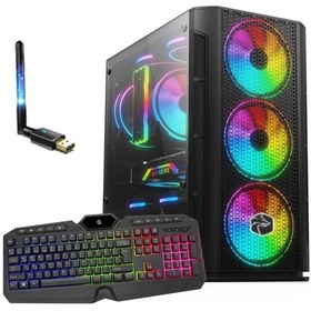 Resim Zeiron Expo X40 i5-9400F 16GB 128GB SSD R 550 Oyuncu Masaüstü Bilgisayar 