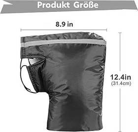 Resim XGOPTS Motosiklet gidon eldiveni, su geçirmez, rüzgar geçirmez, motosiklet gidonu, pelüş, motosiklet eldiveni, bisiklet, soğuğa dayanıklı, kalınlaştırılmış manşet, gidon manşeti, bisiklet sporu, scooter 