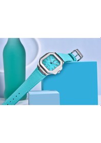 Resim Pagani Design Pd-ys019 37mm Japon Vh31 Kronograf Kuvars Saat Safir Kristal 50m Su Geçirmez Işıklı Deri Erkek Saati Turkuaz Diğer 