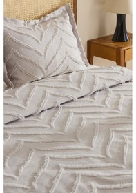 Resim Karaca Home Arlina Geo Çift Kişilik Yatak Örtüsü Takımı Gri Gri 
