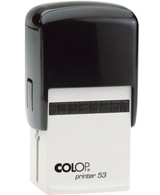 Resim COLOP PRINTER 53 TARİH KAŞE(TR) SİYAH KASA MAVİ/KIRMIZI KEÇE - 30X45MM 