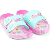 Resim Gezer Yazlık Kaydırmaz Taban Iki Toka Kız Çocuk Terlik (554551079) Mint Yeşili 