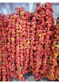 Resim Kurutmalık Yeni Mahsul Dolmalık Acı 1 Dizi Biber 50 Adet 