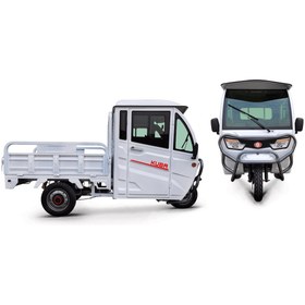 Resim Kuba E-kamyonet Elektrikli Moped Beyaz 