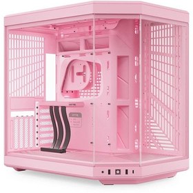 Resim Hyte Y70 Strawberry Milk Temperli Cam Usb 3.2 E-atx Dual Chamber Bilgisayar Kasası 