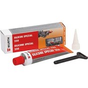 Resim Würth Silikon Sıvı Conta Siyah 250°C Isıya Dayanıklı 70 ml 