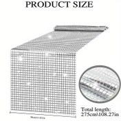 Resim 1 Adet Parlak Disko Parti Masa Örtüsü - Pul Aynalı Desenli, 238.76 cm x 137.16 cm, Poliester Karışımı, Kare Şekil, Düğünler, Doğum Günleri ve Kutlamalar İçin İdeal, Parti Dekoru 
