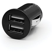 Resim DLP2554 2 USB Çıkışlı Araç İçi Siyah Şarj Cihazı Philips