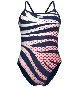 Resim Arena Multı Strıpes Kadın Yüzücü Mayosu 007158710 Çok Renkli 