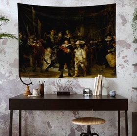 Resim The Night Watch Duvar Örtüsü - 60 cm x 90 cm 