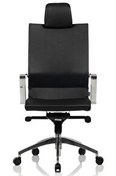 Resim Bürosit Omega 9 Başlıklı Siyah Yönetici Koltuğu 