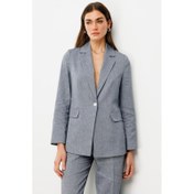 Resim Ekol Tek Düğmeli Kapaklı Kadın Ceket 25Y.EKL.CKT.04062.1 (25Y.EKL.CKT.04062.1) 