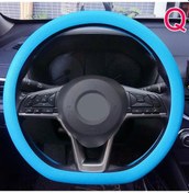 Resim Araba Silikon Direksiyon Kılıfı Erkek Ve Kadın Yaz Moda Ter Esneklik Kaymaz Tüm Sky Blue 