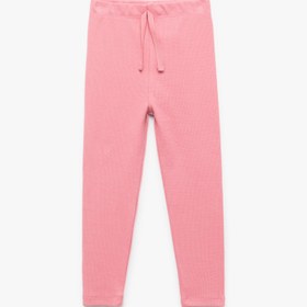 Resim Kız Bebek Pamuklu Kaşkorse Beli Lastikli Basic Uzun Tayt 