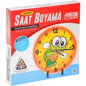 Resim 5302 KumToys, Ahşap Saat Boyama 