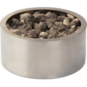 Resim Igrıll Masaüstü Şömine Bioethanol Bacasız Yuvarlak Masa Şöminesi 