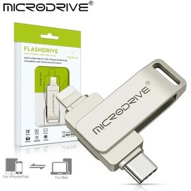Resim Microdrive İphone Lightning Ve Type-c Usb Flash Bellek 256gb 