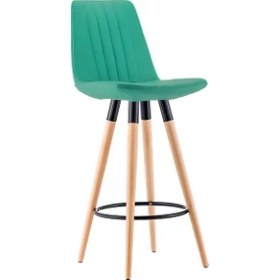 Resim Bluetick Sive Bar Sandalyesi BLU1763 