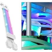 Resim Fastbuy Suntek Rgb Ekstansiyon Kablosu Seti - Pc Güç Kaynağı Genişletici Kablo Paketi 