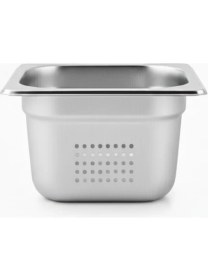 Resim Üret Çelik Üret Delikli gastronom Küvet Gn 1/6 100 mm 1,6 lt 
