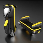 Resim Beyaz Altı Parmak Ipad Pubg Denetleyici Kapasite Ayarlanabilir Mobil Oyun Tetik L1r1 Düğmesi Gamepad Joystick Kavrama Tablet Aksesuarları 