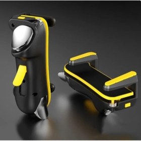 Resim Beyaz Altı Parmak Ipad Pubg Denetleyici Kapasite Ayarlanabilir Mobil Oyun Tetik L1r1 Düğmesi Gamepad Joystick Kavrama Tablet Aksesuarları 