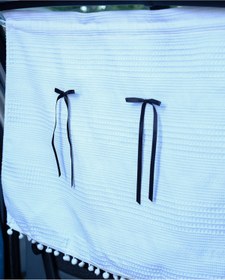 Resim Store Araba Perdesi - Siyah Kurdele Temalı Perde 60x50cm 