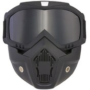 Resim Lyon Motosiklet Maskesi Güven Gözlükleri Kaynak Sıçrama Önleyici Gözlükler - Gri 1 Adet 