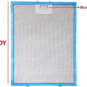 Resim White Daisy Uyumlu Davlumbaz 27,8X35,5 Cm Arkaara 12,5Cm Filtre - 463322138 