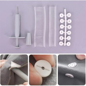 Resim EveFix Yorgan Kılıfı Nevresim Sabitleme Klips Takımı 