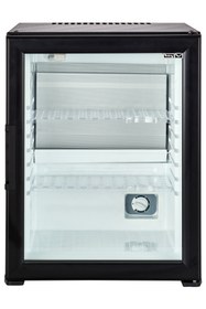 Resim ISM Minibar 40 Litre Eco Seri Cam Kapılı Otel Tipi Minibar-mini Buzdolabı-minibar Dolabı-siyah 