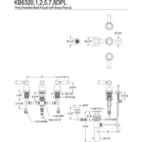 Resim KB6321DPL Paris Bide Bataryası, Parlak Krom 