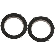 Resim 2 Adet 6.5 "araba Hoparlör Spacers Adaptörü Montaj Braketi Yüzük Vw, Passat B7 