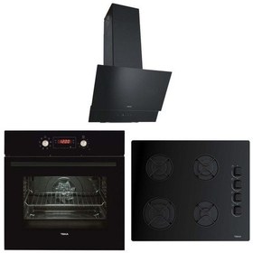 Resim Teka HAK 629 BK + GBE 64002 KBC BK + ATV 60 Siyah Ankastre Set 