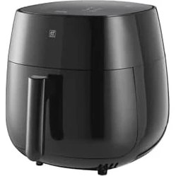 Resim Esmo Home Zwilling Air Fryer/sıcak Hava Fritözü, 4 L, 6 Program, 1.400 Watt, Yağsız Kızartma ve Pişirme, Tarif Kitabı Dahil, Siyah 