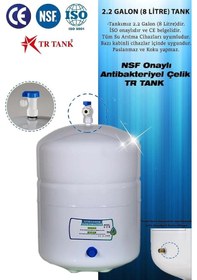 Resim Sumarkt Avenger 5 Aşamalı 8 LT Metal Tanklı Süper Sarım Membran Teknolojili Pompalı Su Arıtma Cihazı 