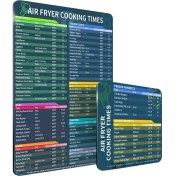 Resim Binduo 2 Parça Yui / Xiaomi / Philips / Kumtel Uyumlu Air Fryer Yemek Kitabı - Siyah (Yurt Dışından) 