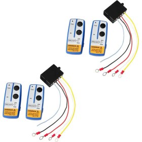 Resim Sanning 4x Kablosuz Vinç Uzaktan Kumanda Anahtarı Asansör Kapısı Hidrolik Pompa Damperli Yatak 12V Kurtarma Çekici (Yurt Dışından) 