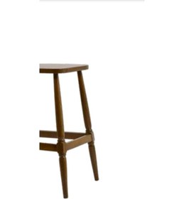 Resim Sandalye Zus281 Kafes Model Yüksek Cafe/Mutfak Ahşap Kayın Iskele Ceviz 