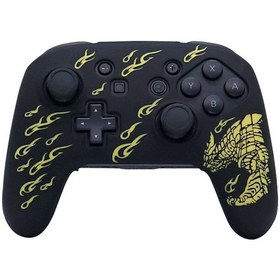 Resim Nintendo Switch Pro Oyun Kolu Yumuşak Şok Emici Silikon Koruyucu Kılıf Uyumlu Bronz 