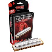 Resim Hohner Marine Band 1896/20 Classic F Mızıka (Fa Majör) 